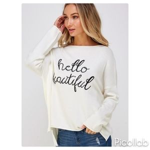 Gilli Hello Beautiful This Sweater is 4 U